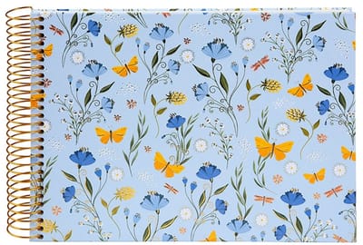Goldbuch - Spiraalalbum Secret Garden - Blauw - 24x17 cm