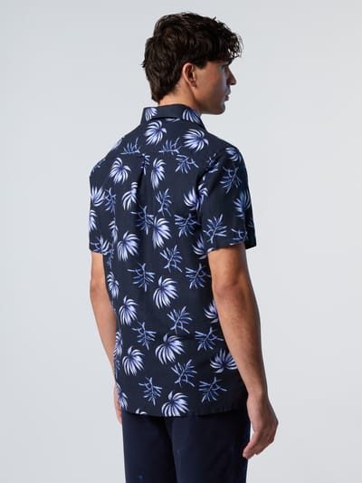 North Sails Overhemd Bowlen met tropische print