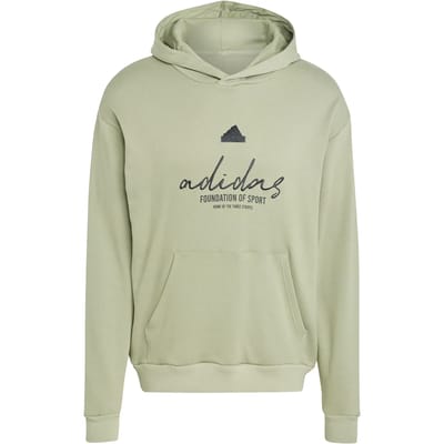 Adidas Sportswear Brand Love French Terry Hoodie - Heren - Groen