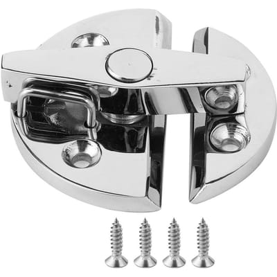 Draaiknop Vang Draai Grendel Slot voor Bootdeur Kast Luikweg Marine Hardware Accessoires gray