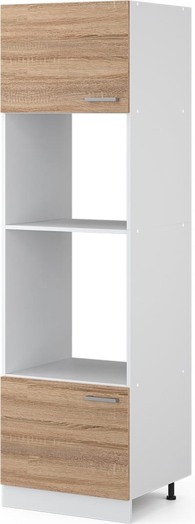 Vicco R-Line Universele voorraadkast – 60 cm met open vakken en deuren Sonoma