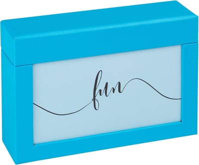 Walther FB-116-U FUN - Fotodoos met deksel - 100 foto's 10x15 cm - Oceaanblauw