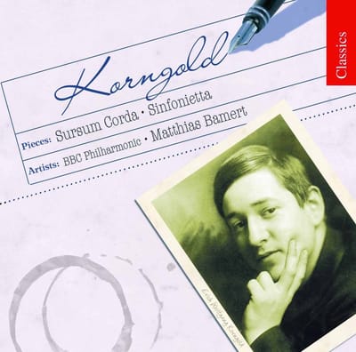 BBC Philharmonic, Matthias Bamert - Korngold: Sursum Corda | Sinfonietta (CD) (Remastered)