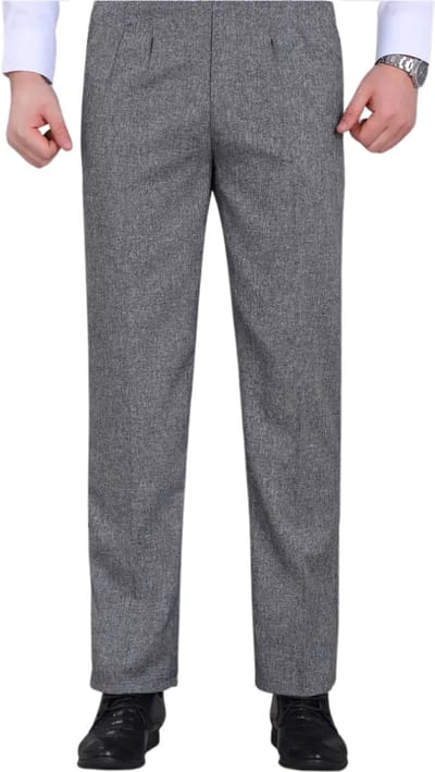 Livano Linnen Broek Heren - Zomerbroek - Volwassenen - Lange Broek - Pantalon - Strandbroek - Zomer - Ibiza Stijl - Donkergrijs - Maat XXS