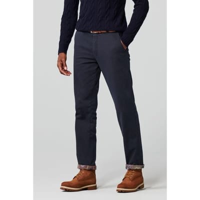 Meyer Broek Bonn Thermal Fine Twill Cotton Subtle Stretch Navy / male
