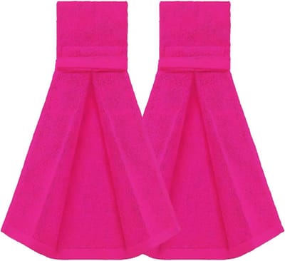 Voetbal handdoeken - Sport handdoeken - Zweet absorberen - Veilige pasvorm - 2 stuks 50 cm - Rosé rood