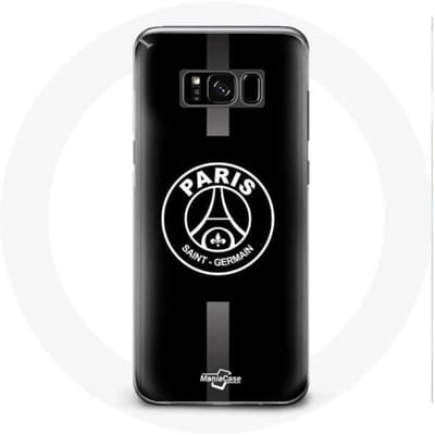 Coque - PSG - Samsung Galaxy S8 - Logo Jordan - Souple - Sportif - Gris/Noir gris
