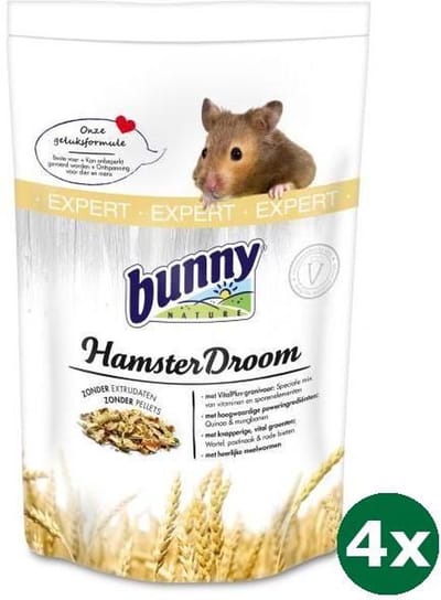 4x500 gr Bunny nature hamsterdroom expert