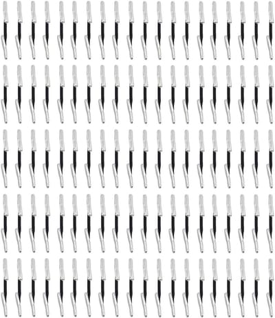 100 Stuks Etiketten voor Schatkist, 4.5 cm Elastische Metalen Labels voor Organisatie van Documenten en Papieren