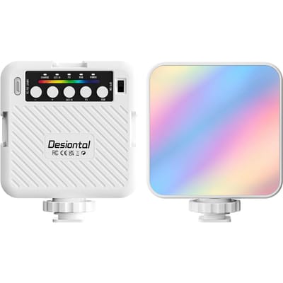 Desiontal iReal X1 Zaklamp RGB Videolamp Videoconferentielamp LED Invullicht 3000K-4800K-6500K