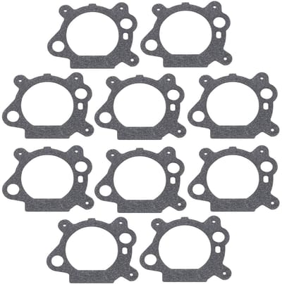 10PCS Carburetor Pakking Set voor Briggs & Stratton Motoren - Compatibel met Diverse Modellen en Onderdeelnummer 795629 en 272653