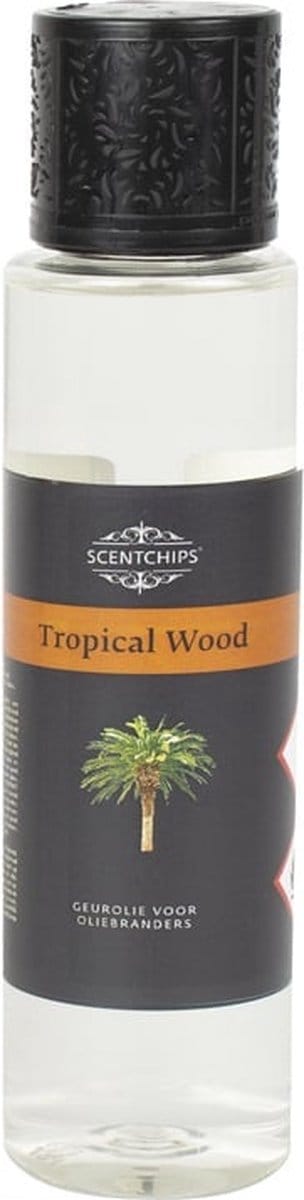 Scentchips® Tropical Wood - Geurolie Voor Aromadiffuser - Geurolie Voor Oliebrander - Etherische Olie - Essentiele Olie - Etherische Olien - 200ml