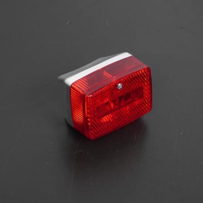 rsm achterlicht voor bromfiets mbk 50 51 chroom / rood nieuw