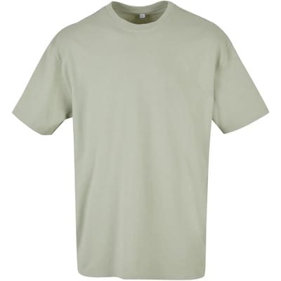 Build Your Brand - Heavy Oversized T-Shirt - Soft Salvia maat XL