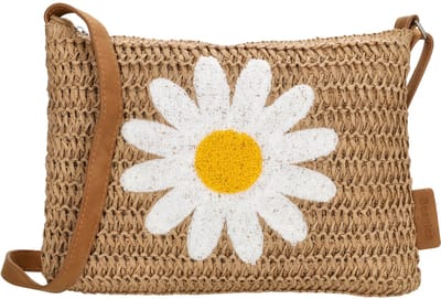 Beagles Fuerteventura Schoudertas - Crossbody - Riet - Madelief - Natuur