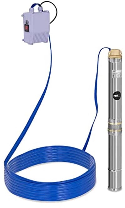 Dompelpomp 3.800 l/h - 250W vermogen - roestvrij staal - voor schoon water
