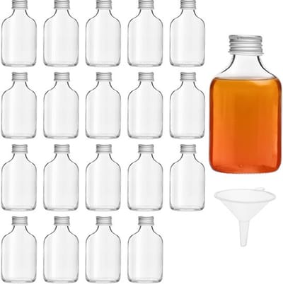 Dailygoody - Mini Glazen Likeurflessen - 50 ml - Ideaal voor Huwelijk
