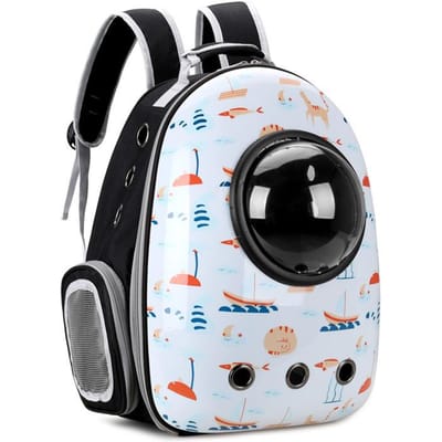 Kattendraagtas Outdoor Huisdier Schoudertas Draagtassen Rugzak Ademend Draagbaar Reizen Transparante Tas Schattig Voor Kat Hond Tas