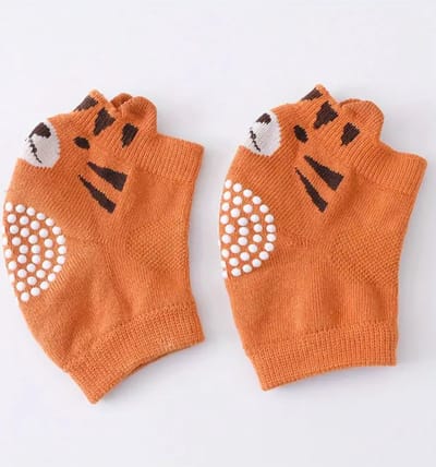 Antislip kniebeschermers baby tijger - kruipen