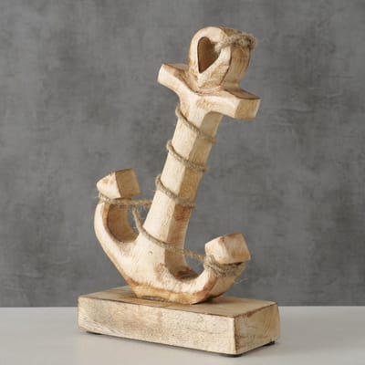 Decoratief beeld Mariam Anker H21cm mangohout