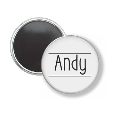 Button Met Magneet 58 MM - Andy - NIET VOOR KLEDING