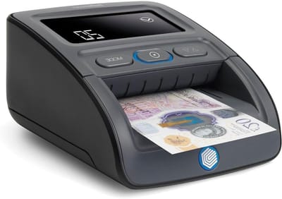 Vervalsingsdetector Bankbiljetten - Geldteller Detector - Veilig Geld Verwerken - Automatische 7-punts Controle - Meerdere Valuta - Zwart