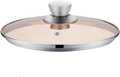 Pan Deksel - Kookgerei Vervanging - Koken en Bakken - Hittebestendig Handvat - 16 cm - Zilver
