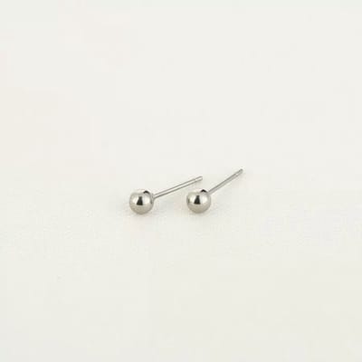 Oorknopjes - Yehwang - Zilveren oorbellen - Stainless Steel (verkleurt niet!) - Zilver - Oorbellen dames - Waterproof - One size - Kerst sieraden - Kerst Cadeau - Sinterklaas cadeau - Moederdag - Valentijn - Oorknopjes - Studs - Nikkel vrij