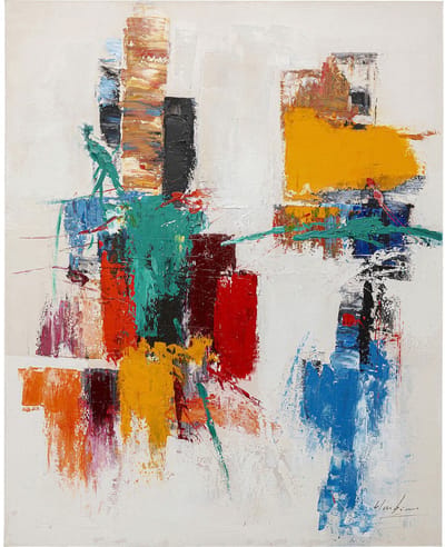 Schilderij Be Happy 120x150cm Kare Design