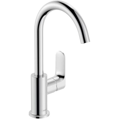 hansgrohe Rebris S - Wastafelmengkraan - Ééngreeps bediening - Met trekwaste - 210mm maat - Draaibare uitloop - Chroom