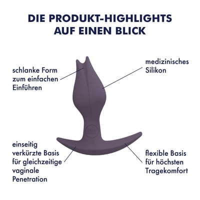 Fun Factory - Bootie Fem Female Butt Plug Dark Taupe