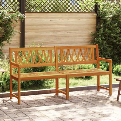 vidaXL - Tuinbank - 2 - -zits - 180 - x - 56 - x - 90 - cm - Massief - Acacia - Hout - Naturel