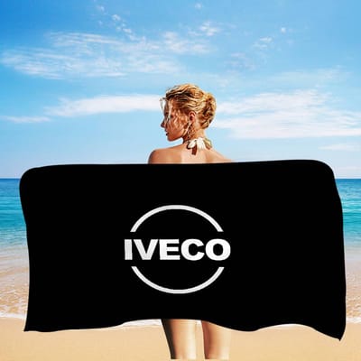 NIEUWE IVECO Grote Microvezel Strandlakens Sneldrogend Handdoek Zand Strandlakens Zwembad Handdoek Voor Reizen Zwemmen Zwembad Yoga W40*H60(CM)