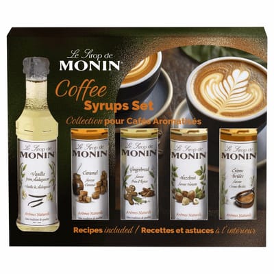 Monin Cadeau Geschenk Set 5 Smaken 5cl