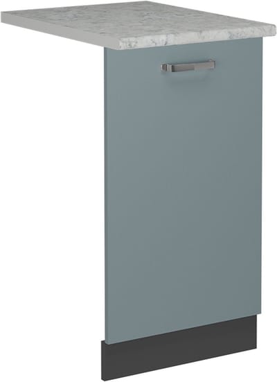 Vicco R-Line Vaatwasserfrontpaneel – 45 cm, WB Marmer Blauw-grijs