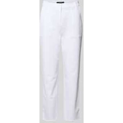 chino met gerafelde zoom