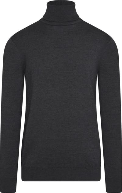 Cappuccino Italia - Heren Trui Coltrui Charcoal - Grijs - Maat XL