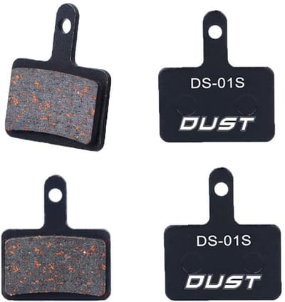 Dailygoods - Dailygoody - Fiets Remblokken - Schijfremblokken - Duurzaam en Veilig - Unisex - Hoge Temperatuur Bestendig - Koper en Hars Fiber - Geschikt voor Fiet