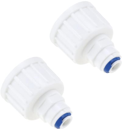 Dailygoods Tuinslang Adapter - 3/4 inch naar 1/4 inch - Eenvoudige installatie - Wit - Duurzaam materiaal - Geschikt voor Omgekeerde Osmose...