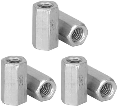 Set van 10 M6 Hexagonale Handgrepen, Duurzame Stalen Moeren voor Industriële Machines en Gereedschappen (M6 x 18)