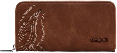 Desigual Portemonnee Goodall Sand Fiona Wallet Arena Bruine
