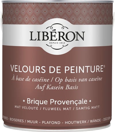 Liberon Velours De Peinture Muurverf - Mat - Brique Provençale - 2,5l