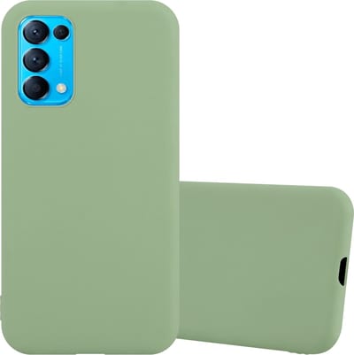Cadorabo Hoesje geschikt voor Oppo FIND X3 LITE in CANDY PASTEL GROEN - Beschermhoes gemaakt van flexibel TPU silicone Case Cover