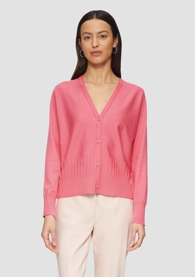 s.Oliver BLACK LABEL - Cardigan - Maat 40 - Vrouwen - 4431 LILAC/PINK -