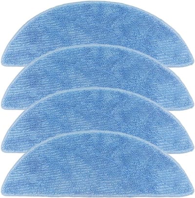 4 Pack Microfiber Dweildoek voor PADS Vervanging Mop Doeken Past voor YEEDI Y1 Pro Plus Robot Stofzuiger, Wasbare Doek Mop voor PADS (4 Pack)