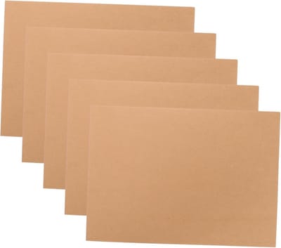 Markeerstiftverfpapier - Olieverfpapier Kraftkarton - Kunstbenodigdheden Tekenen - Dik Materiaal - A4 Formaat Vellen - Lichtbruin