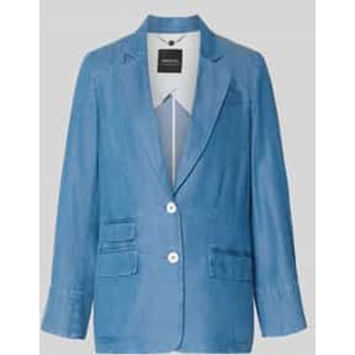 relaxed fit blazer met klepzakken