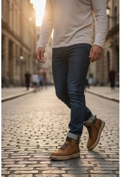 Rieker Tex veterboots cognac - Heren - Maat 45