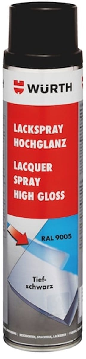 Wurth - Lakspray nitroalkydkwaliteit hoogglans - lakspray, hoogglans inhoud 600 ml