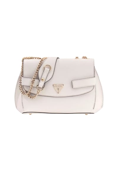 GUESS schoudertas Serenova Convertible Xbody Flap Bag Cream White crème